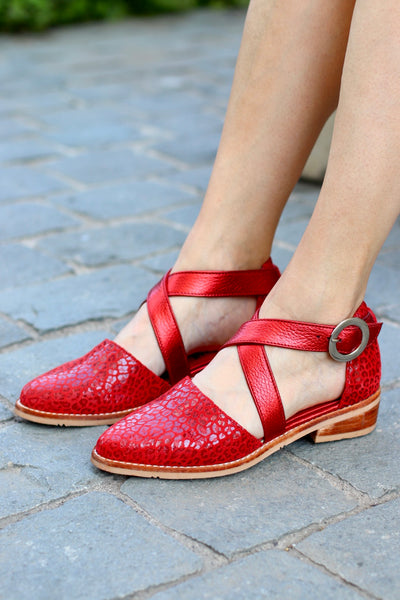 Zapato Mykonos Rojo