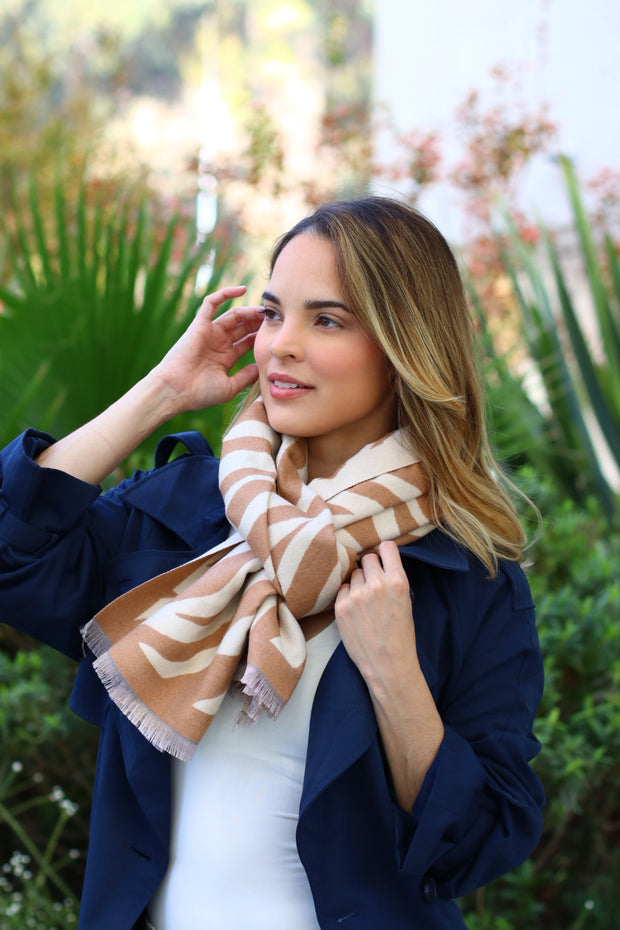 Pashmina Cebra Camel