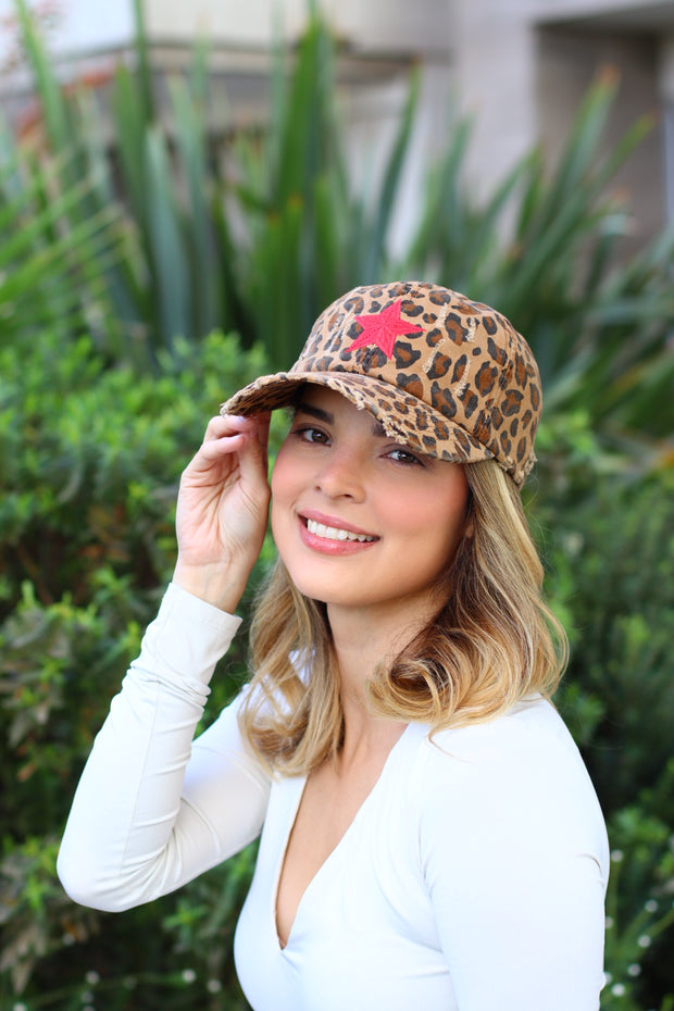 Gorra Print Camel