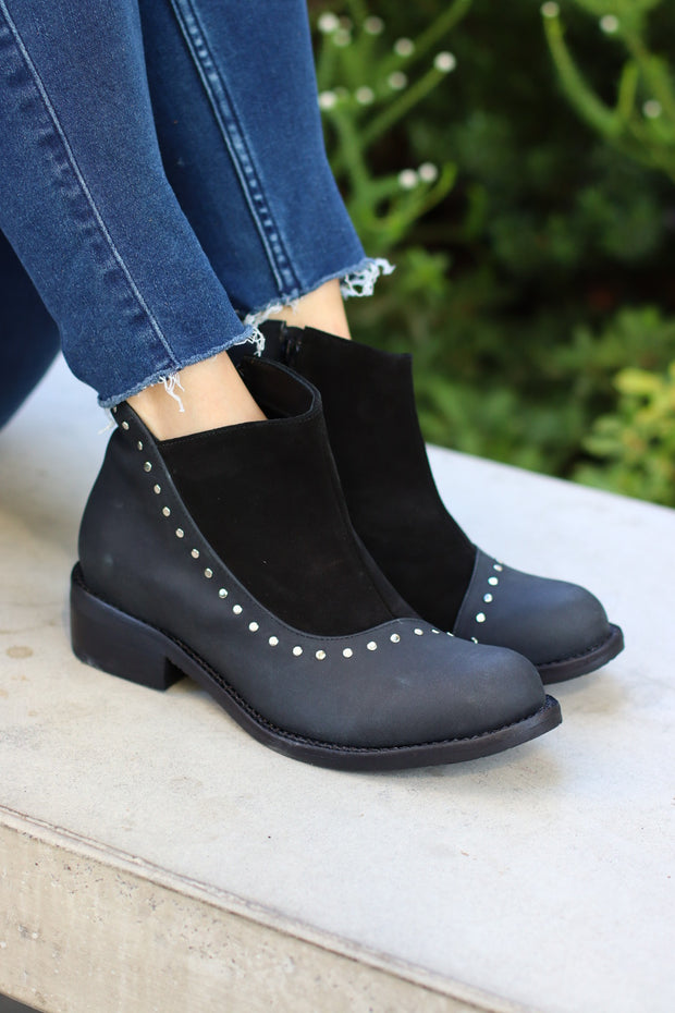 Bootie Eloísa Negro Opaco
