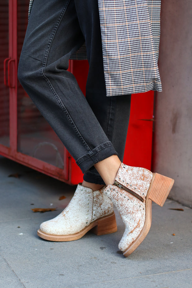Bootie Puelo Craque Blanco