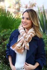 Pashmina Cebra Camel