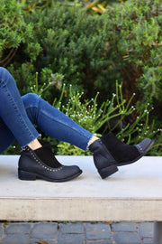 Bootie Eloísa Negro Opaco