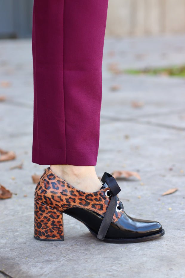 Zapato Chloe Negro y Print (NUEVO)