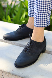 Zapato Gales Croco Negro (NUEVO)