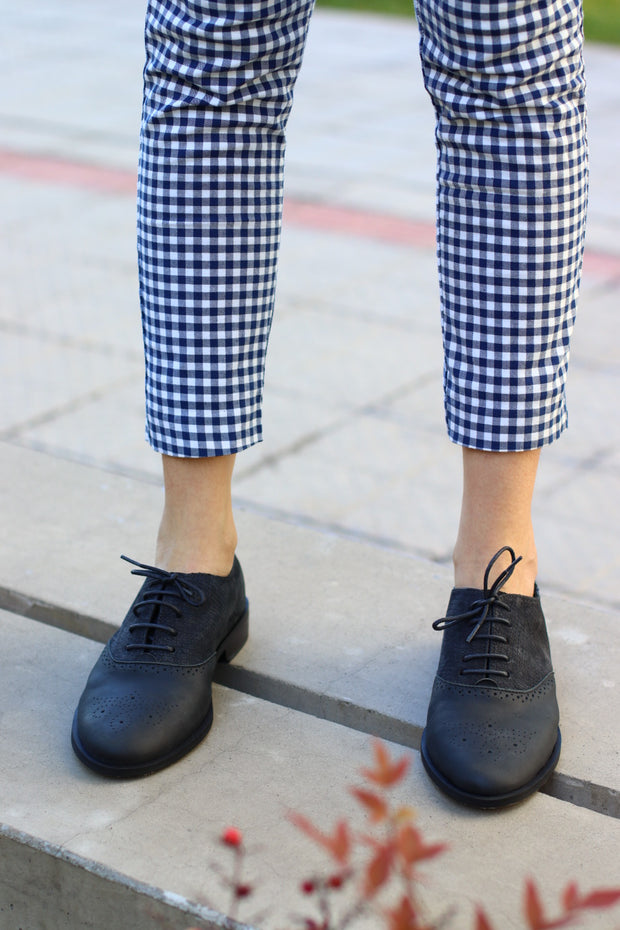 Zapato Gales Croco Negro (NUEVO)