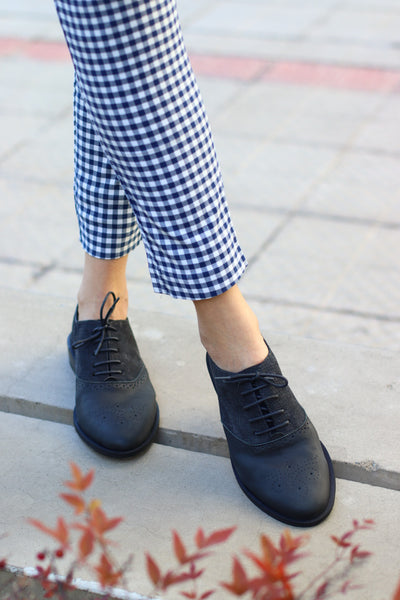 Zapato Gales Croco Negro (NUEVO)