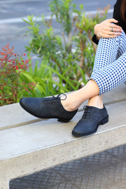 Zapato Gales Croco Negro (NUEVO)