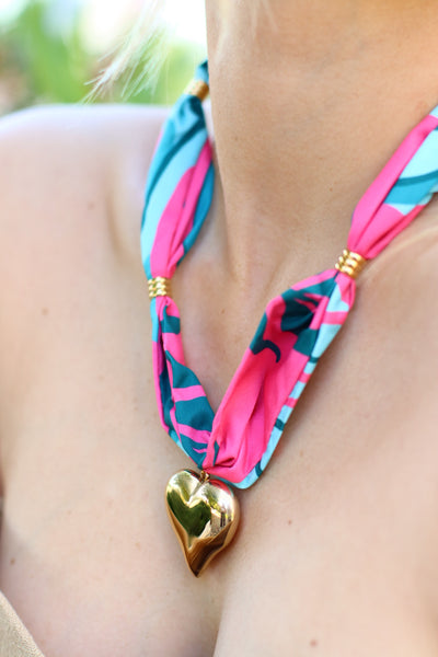 Collar Bugambilia Fucsia