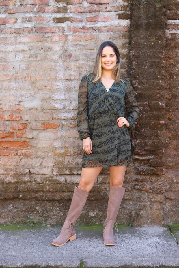 Bota Faustina Reno Taupe SOLO EN 35