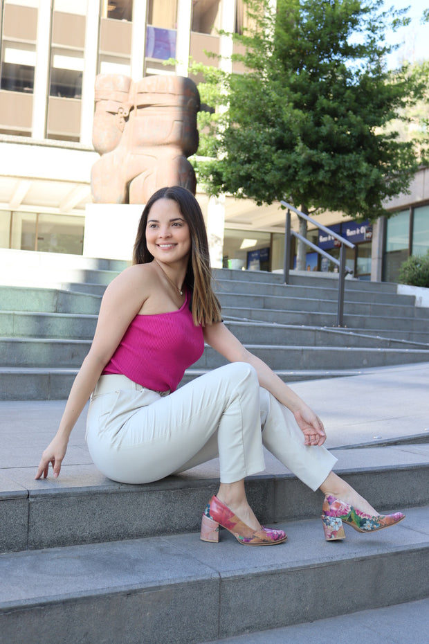 REINA MALLORCA FLOREADA - SOLO EN 35 y 39